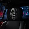 Quick Change Car Interior Styling Funny Headrest Covers, Ghost Skull Print Washable Seat Case Protector, Universal Breathable Auto Accessories