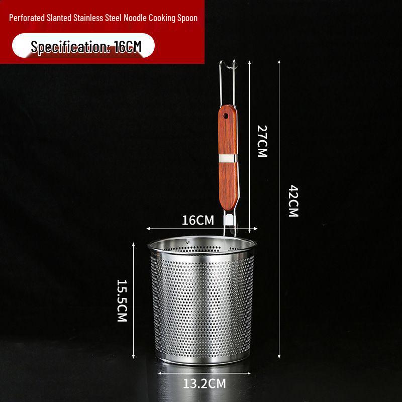 Скиммер из пищевой нержавеющей стали: Сетчатый фильтр для бланширования супа мала тан, лапши и овощей.