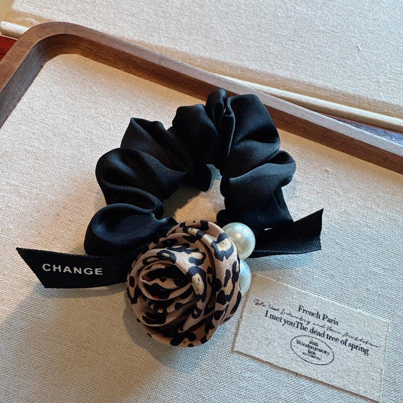 Корейские ретро-аксессуары для волос с леопардовым принтом: Высококачественный бант, ромбовидная заколка, повязка на голову и зажим для волос
