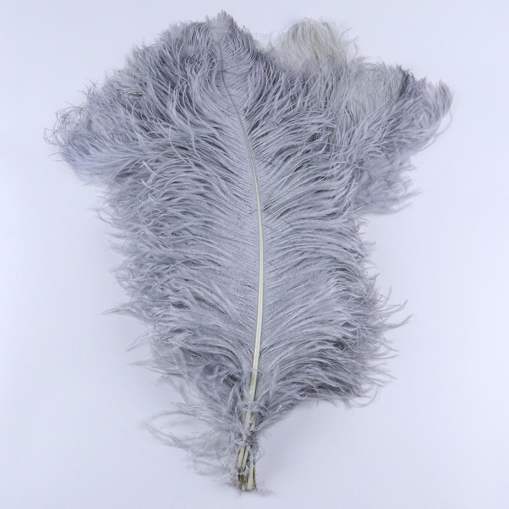 Страусиные перья 60-65 см Южноафриканские импортные перья Аксессуары для ювелирных изделий Модные популярные декоративные украшения Пух хлопок