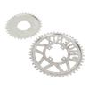 Metal Steel 410 Chain Sprocket 410 Flower Disc Sprocket Set for DIY Scooters Beach Bikes Motorcycle