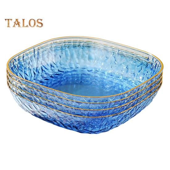 Блюдо для вертелов, многофункциональная утолщенная основа, легкая полупрозрачная тарелка для хранения в роскошном стиле, товары для дома