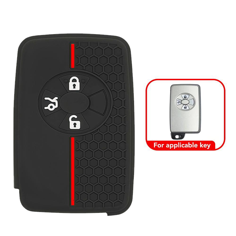 Силиконовый чехол для автомобильного ключа для Toyota Rav4 2008 Premio Auris Rukus Vanguard Estima Alphard Vellfire Чехол Оболочка для пульта Держатель для ключей
