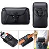 6.8inch Mobile Phone Bag Leather Outdoor Sport Phone Pouch Horizontal Vertical Hanging Belt Bag