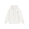 Li Ning Floral Pattern Hooded Pullover Sweatshirt Women Sweatshirt Off-White AWDT380-1