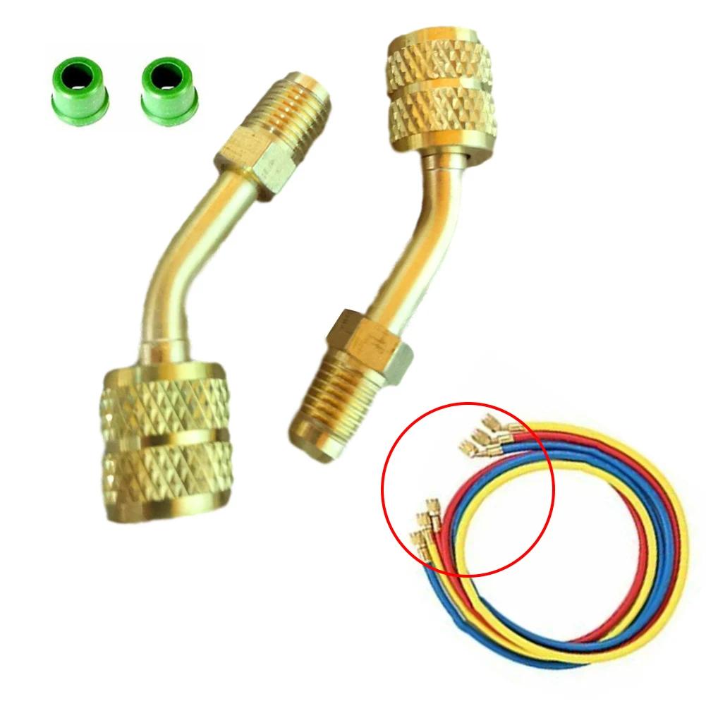 Adapter For Mini Split HVAC System 5/16" Female Quick Couplers 1/4" Male Flare Ductless Mini Split Systems Full Swivel Tip