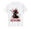 Футболка с изображением древнего японского самурайского меча Ронин азиатский воин Бусидо