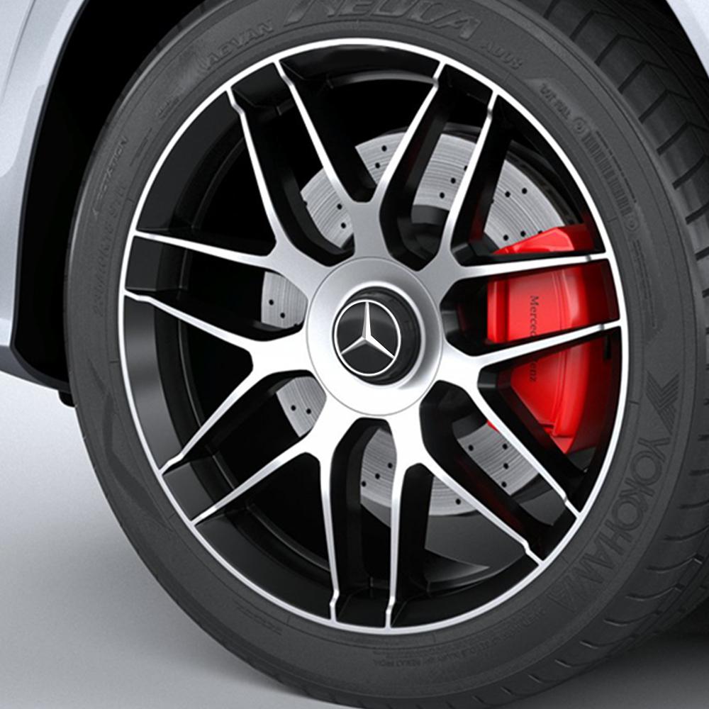 4Pcs 75MM Original Hub Caps Car Wheel Center Covers for Mercedes Benz A B C E M R G S Class Exclusive AMG W108 W124 W126 W140 LH3