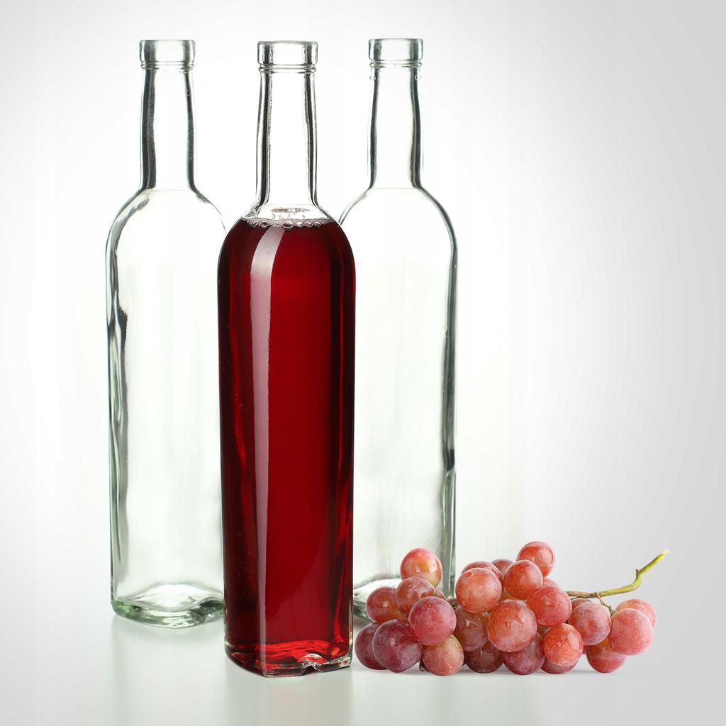 KADAX Butelka 500ml Na Nalewki Z Korkiem Fi19