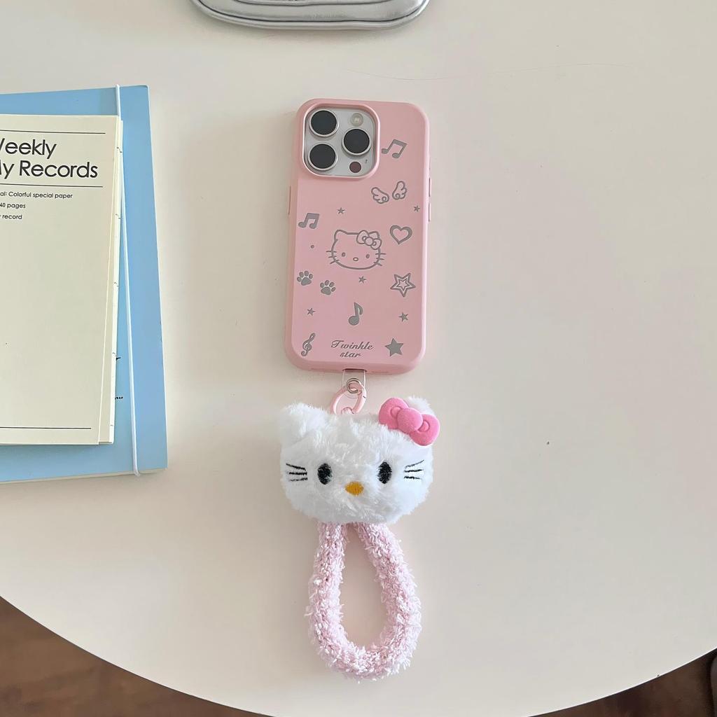 Розовые линии KT Cat Защитный чехол для iPhone 16 Pro Max/14/15/17 Pro от Apple