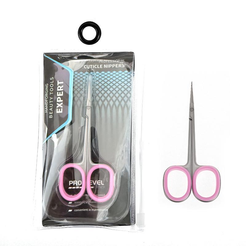 PRO Russian Manicure Precision Dead Skin Clipper: Stainless Steel Easy-Use Curved Eagle Beak Scissors