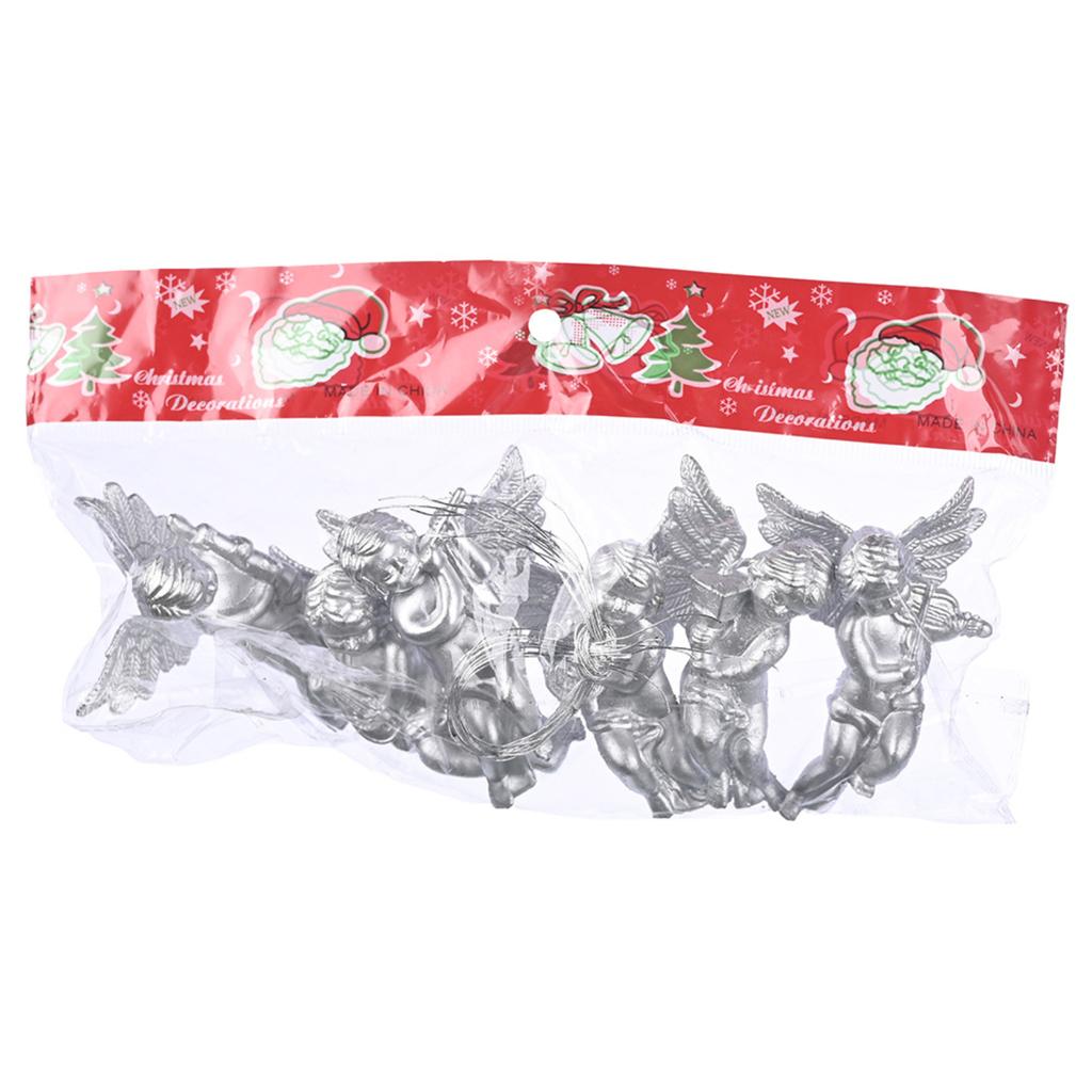 Christmas Decorations: Gold And Angel Pendants Creative Little Angel Doll Tree Ornaments