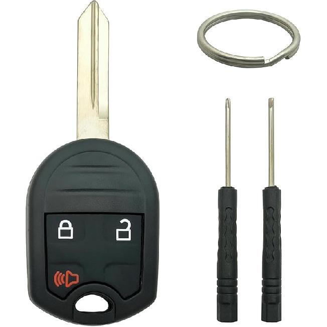 Key Fob Shell Case Replacement Fits for Ford F-150 F150 2011 2012 2013 2014 F-250 F-350 Super Duty 2011-2015 2016 Explorer Expedition 2009-2017