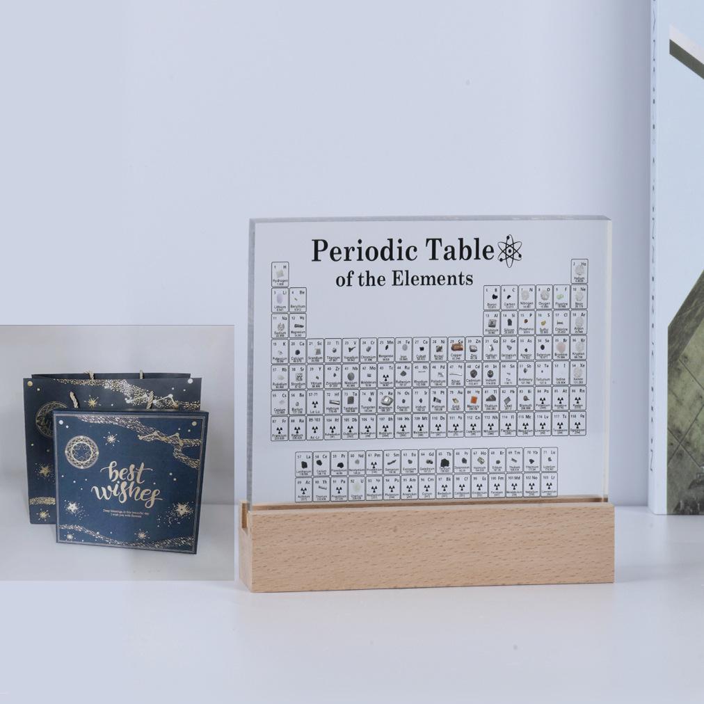 3D Periodic Table Model: Chemistry Teacher's Creative Desktop Ornament & Junior High School Educational Gift.