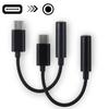 Speaker Male To Female Converter Cable Cord Audio Adapter AUX Jack Type-C To 3.5mm