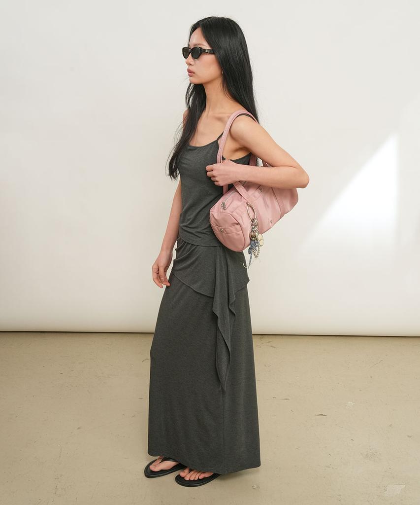 GENERALIDEA Backless Sleeveless With Built-In Cap [Charcoal] / Gf2Lts529
