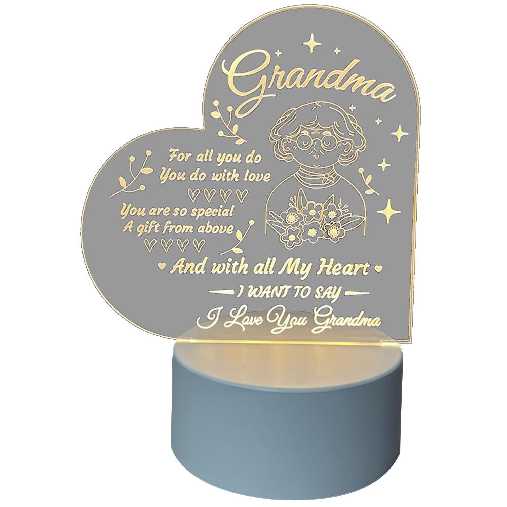 Birthday Gifts Night Light Acrylic Night Light Personalised Presents for Sister Best Presents for Mum Best Friend Birthday Gifts