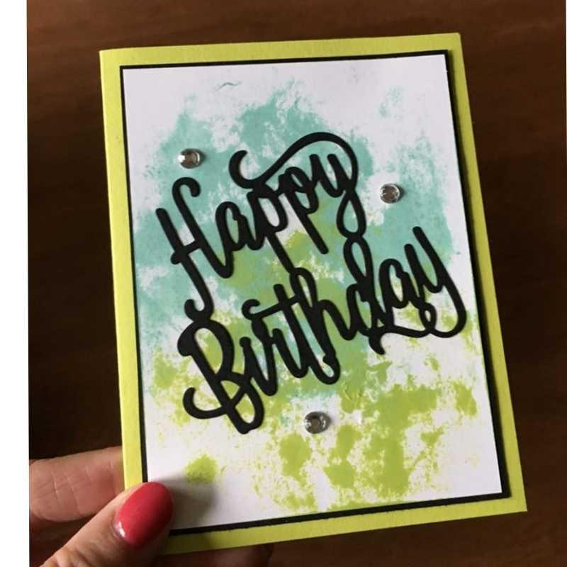 Трафареты для резки металла с днем ​​рождения для скрапбукинга своими руками