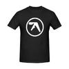 Футболки с графическим принтом Aphex Twin Летние с коротким рукавом Мужские Хлопковые Повседневные Большого размера Футболки 6XL Мужская Одежда Streetwear