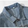 Весенне-осенняя новая мужская свободная джинсовая куртка в стиле ретро для пары, повседневное пальто, одежда