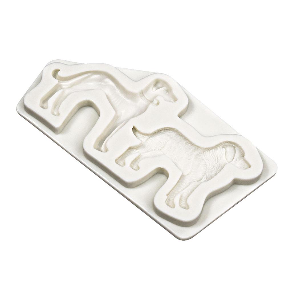 3D имитация щенка, силиконовая гибкая форма для пищевых продуктов, глина, смола, керамика, конфеты, помадка, конфеты, шоколад, форма для мыла