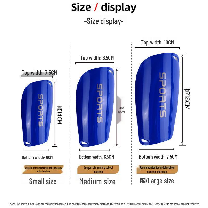 Kids' & Youth Strap-On Football Shin Guards