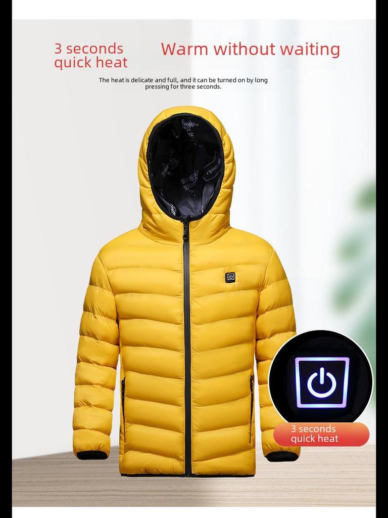 Children's USB Heated Vest - Electric, Warm, and Cotton for Boys and Girls