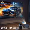 New Projector Hy350 Android 11 Real 4K 1920*1080P Wifi6 580ANSI Allwinner H713 32G Voice Control BT5.0 Home Cinema Projetor