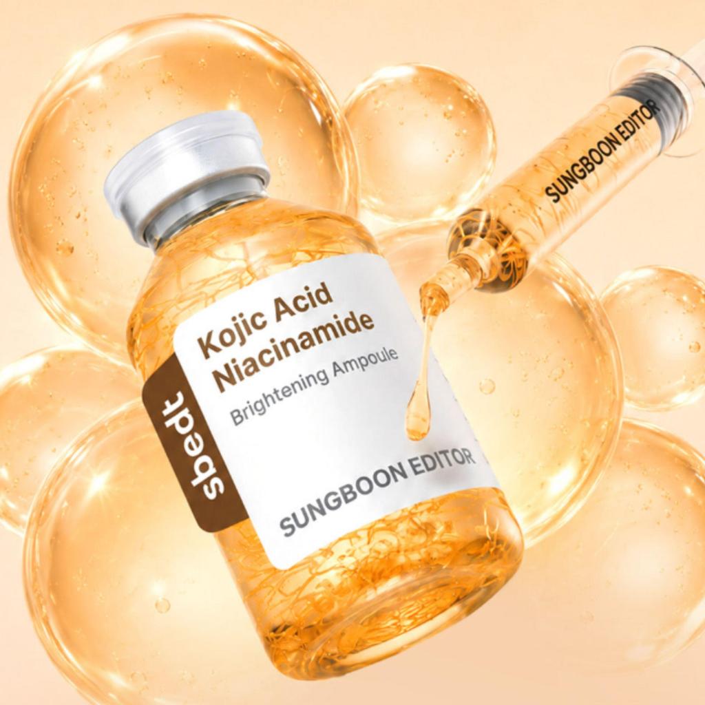 SUNGBOON EDITOR Kojic Acid Niacinamide Brightening Ampoule Dark Spot Glow Firming Care 40ml