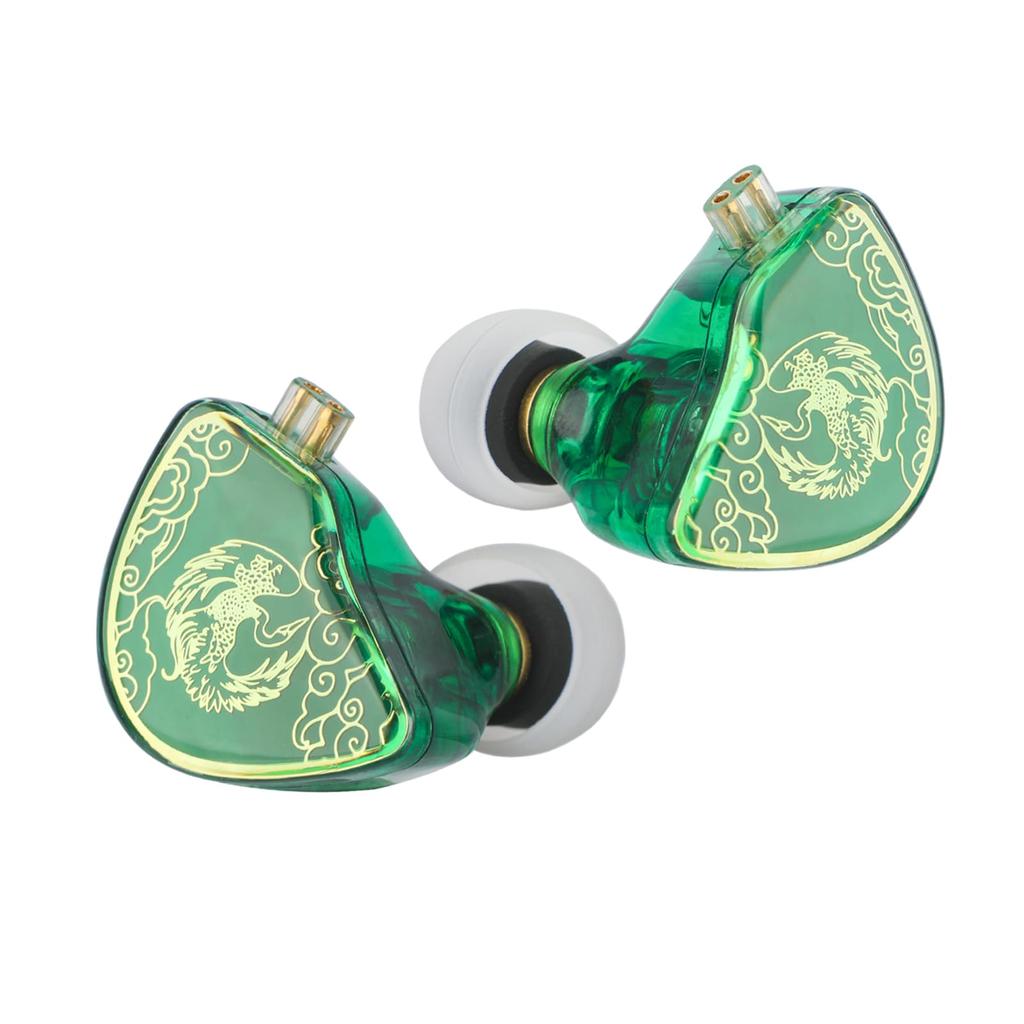 LINSOUL TANGZU Wan'er S.G Dynamic Diaphragm High-End In-Ear Monitors (Green - with Microphone)