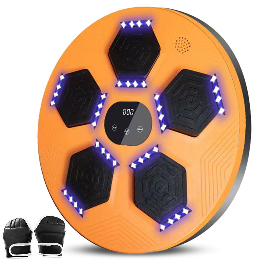 New Music Boxing Machine Boxing Training Punching Equipment BT Link Wall Mounted Boxing Wall Target for Kids Adults Exercise