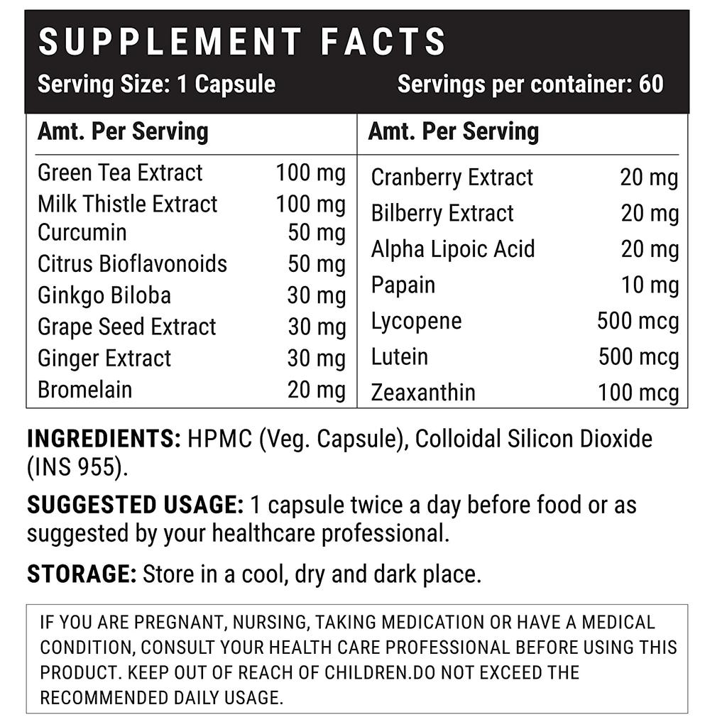 Суперантиоксиданты (60 кап), Super Antioxidants, INLIFE