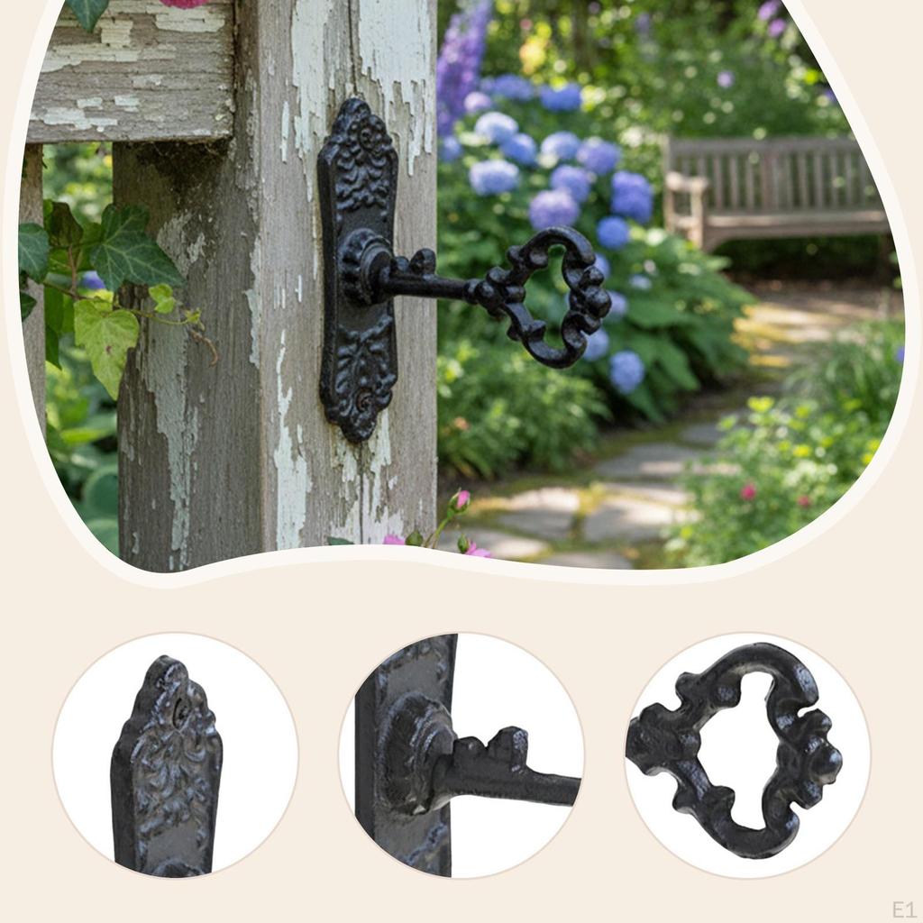 Ручка для ворот Сверхпрочные аксессуары Легко установить Многоцелевая для мебельной фурнитуры Прочная амбарная