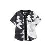 Jordan Loose-Fit Geometric Pattern Print Colorblock Breathable Sports Short Sleeve T-Shirt With Drop Shoulder Men Tops White FB7339-200