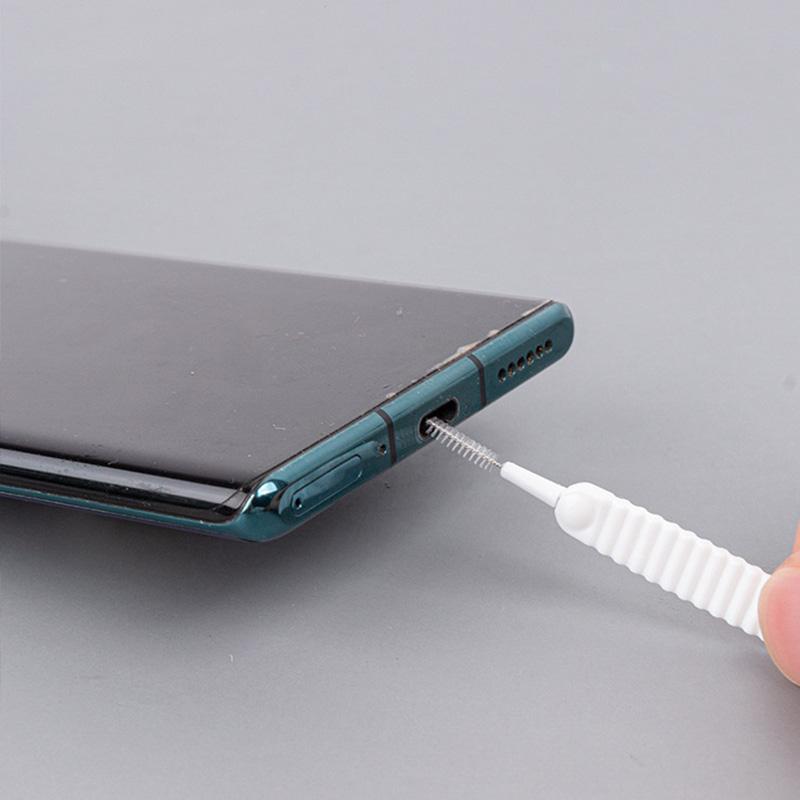 13-в-1 Заглушка от пыли для порта зарядки мобильного телефона для IPhone 14 13 Pro Max Набор для чистки Клавиатура компьютера Наушники Инструмент-щетка для чистки