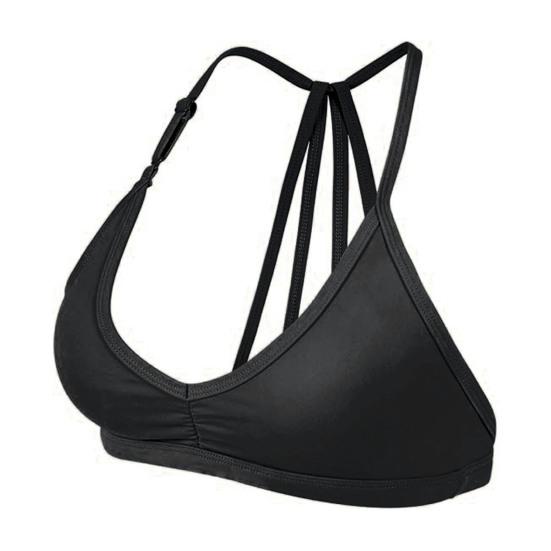 Женский спортивный бюстгальтер со съемными бретельками, беспроводной, с бретельками, спинка-борцовка, лифчик для йоги и фитнеса, быстросохнущий, без косточек, укороченный топ для тренировок в спортзале