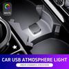 Регулируемая яркость светодиодная лампа для чтения USB автомобильная подсветка салона