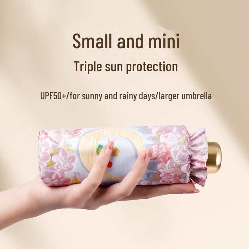 Женский зонт с защитой от ультрафиолета