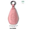 Suitable Key Case for BAIC Alpha S/T: High-End Suede with Snap Closure, Designed for Women