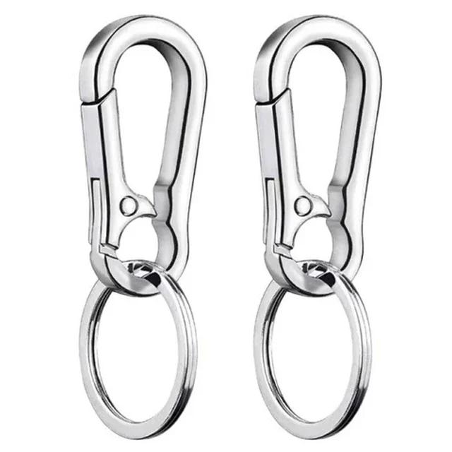 1/2 шт. пряжка для брелока для мужчин из нержавеющей стали брелок для ключей крючок для ключей карабин для скалолазания аксессуары для ключей