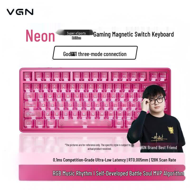 VGN Tri-Mode Wireless Magnetic Switch Mechanical Gaming Keyboard