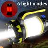 Светодиодный светильник для кемпинга, 3000 мАч, 6-режимный регулируемый портативный фонарик, перезаряжаемый светильник для палатки, уличный аварийный блок питания