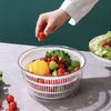 Сливная корзина, счетчик для салата, быстрый слив, многофункциональная сушилка для овощей большой емкости, стиральная машина для фруктов для дома