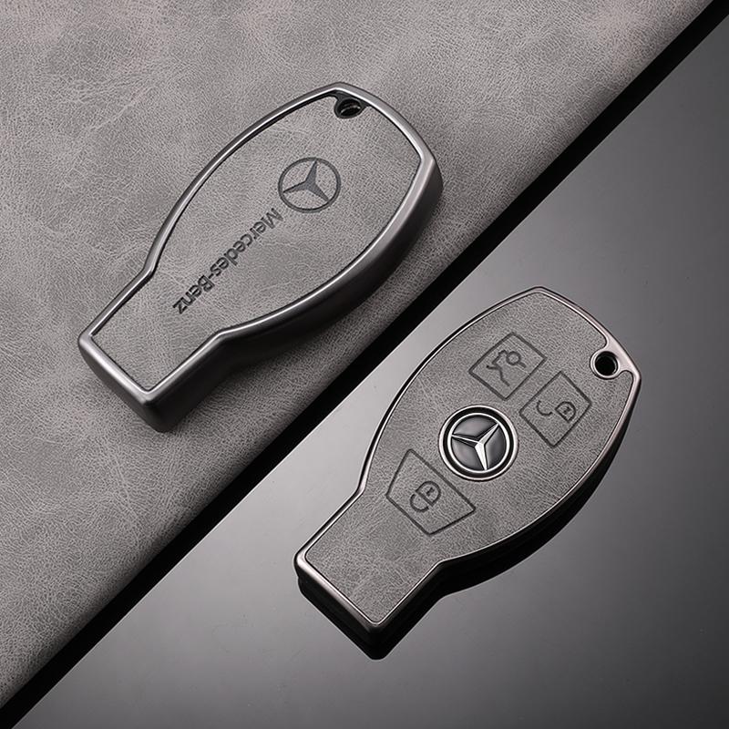 SUG2 TPU Car Key Case Cover Protection Shell Keychain For Mercedes Benz C E S-Class ML GL R SLK W204 W212 W221 W164 2001-2014 Sticker