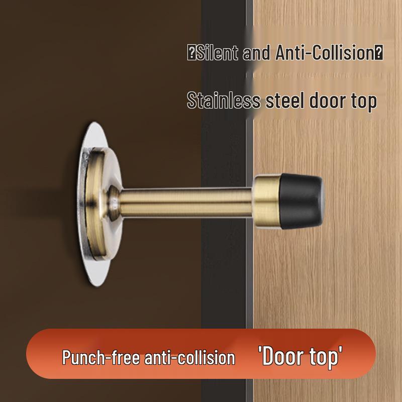 Самоклеящийся противоударный стопор для двери и присоска-бампер для безопасного входа и дверей ванной комнаты