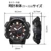 Casio World Time Quartz Wristwatch with Black Inverted LCD and Military Green Overseas Model AEQ-110W-3AV Men's Analog-Digital Display, [Used]