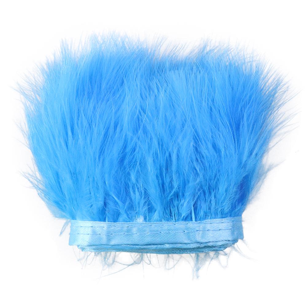 1/2 метра Натуральная отделка из страусиных перьев, лента 10-15 см, красочная бахрома из перьев для украшения карнавальной одежды, рукоделия