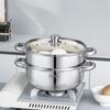 DePolina Пароварка и суповая кастрюля из нержавеющей стали 304, двухслойная