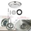Stainless Steel Sink Strainer Stopper Kitchen Sink Filters Anti-Clogging Drain Basket Replacement Sink Accessories