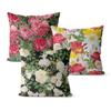 Наволочка с изображением цветка розы для спальни, украшения офиса, гостиной, дивана, дома, наволочка